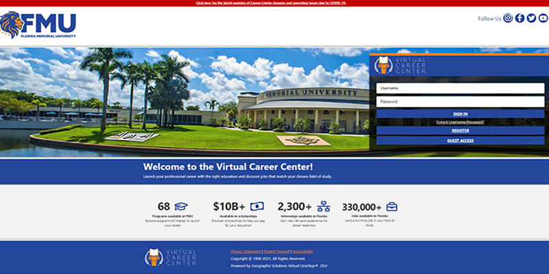 Partnership With Florida Memorial University And CareerSource South Florida Culminates With Launch Of Geographic Solutions’ Virtual Career Center